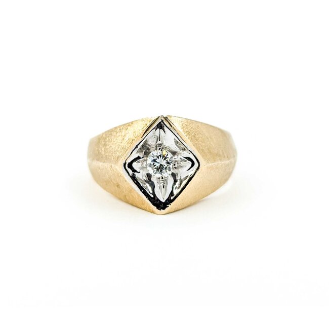 Ring .25ct Round Diamond 14ky sz10.5 224120001