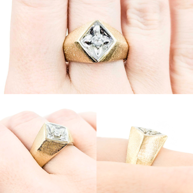 Ring .25ct Round Diamond 14ky sz10.5 224120001