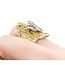 Ring Butterfly .30ctw Single Cut Diamonds 14ky 224110015