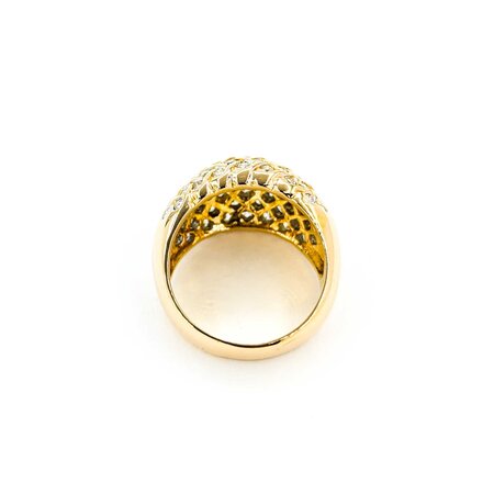 Ring 1.00ctw Round Dimonds Cross Hatched 18ky sz5.75 224120002