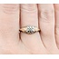Ring Vintage Mid-Century Filigree .12ct Round Diamond 18ktt sz6.5 124110751