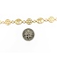 Bracelet 14ky Chai Star of David 7.5" 9.5mm 224113503