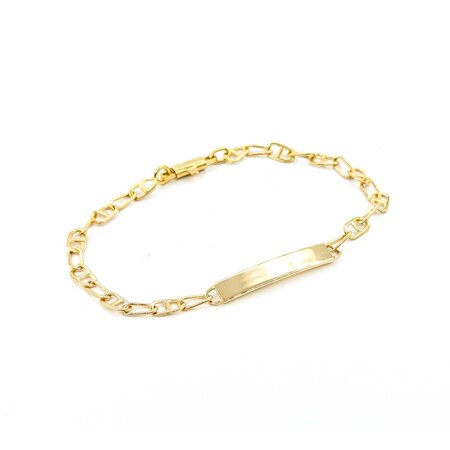 Bracelet 18ky ID Bracelet 7.5" 5.5mm 224123501