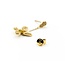 Earrings .50ctw Round Diamonds Butterfly Dangle 1x.4" 14ky 124114015