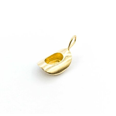 Pendant Cowboy Hat .75x.4" 14ky 124111507