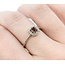 Ring .09ctw Round Diamonds .13ct Garnet 10kw sz7 124110156