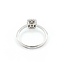 Ring .09ctw Round Diamonds .13ct Garnet 10kw sz7 124110156