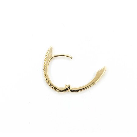 Earrings .25ctw Round Diamonds 18x2mm 14ky 124114011