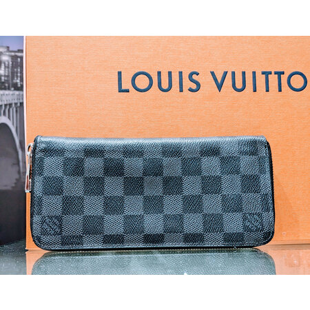 Wallet Louis Vuitton Zippy Damier Graphite N63095 124125017