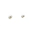 Earrings Stud 6mm Round Pearl 14kw 224114161