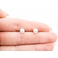 Earrings Stud 6mm Round Pearl 14kw 224114161