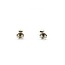 Earrings Stud 6mm Round Pearl 14kw 224114161
