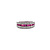 Ring .71ctw Diamonds .38ctw Ruby 14kw Sz7 123110170