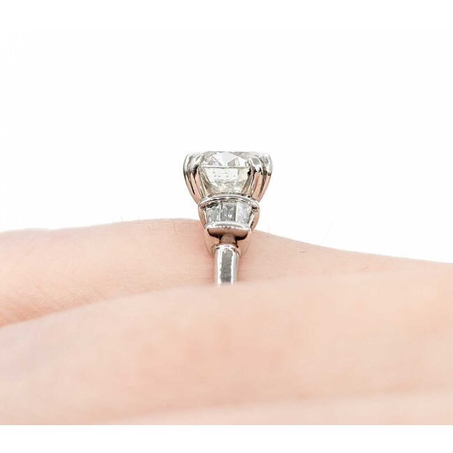 Ring Engagement 1.35ct Round Diamond .30ctw Diamonds 14kw sz5 224110318