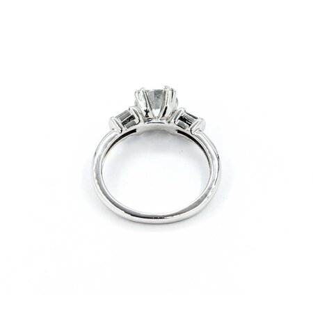 Ring Engagement 1.35ct Round Diamond .30ctw Diamonds 14kw sz5 224110318