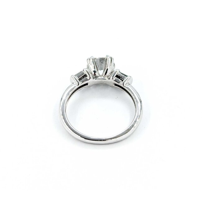 Ring Engagement 1.35ct Round Diamond .30ctw Diamonds 14kw sz5 224110318