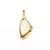 Pendant Free Form .05ctw Round Diamonds 23.5x13.5 Opal 43x19mm 18ky " 224121254