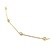 Necklace Diamond Fashion 1.00ctw Round Diamonds Station 14ky 18" 0.9mm 124112006