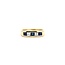 Ring 5 Stone .20ct Step Cut Diamonds .32ctw Sapphire 14ky sz5.75 224110182