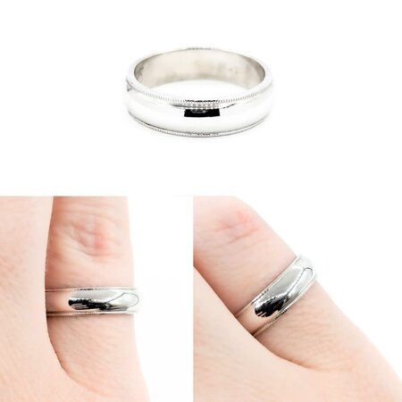 Ring Band Milgrin 4.5mm       14kw sz4.5 224110606