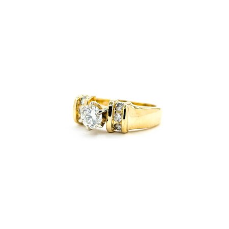 Ring Engagement .38ct Round Diamond .06ctw Diamonds 14ky sz4.5 224110306