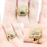  Ring Rectangle 15mm 14ky sz10 124110601