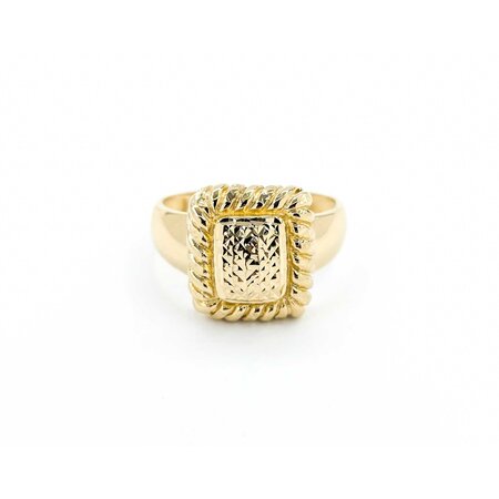 Ring Rectangle 15mm 14ky sz10 124110601