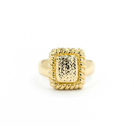 Ring Rectangle 15mm 14ky sz10 124110601
