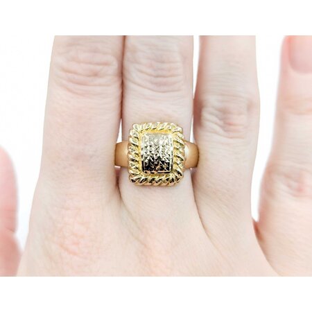 Ring Rectangle 15mm 14ky sz10 124110601