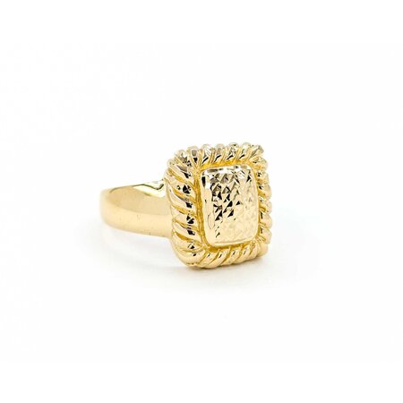 Ring Rectangle 15mm 14ky sz10 124110601
