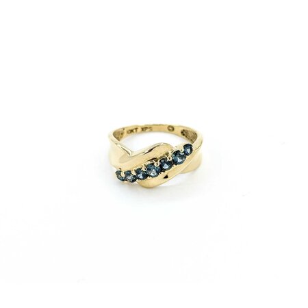 Ring 7 Stone .54ctw Topaz 10ky sz5 224110183