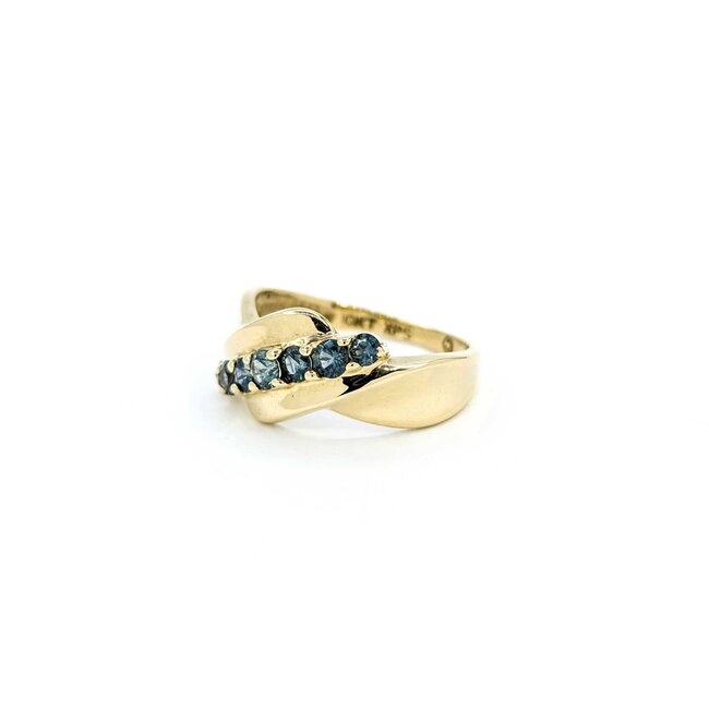 Ring 7 Stone .54ctw Topaz 10ky sz5 224110183