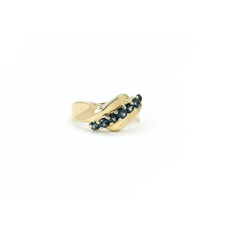 Ring 7 Stone .54ctw Topaz 10ky sz5 224110183