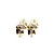 Earrings Ribbon .50ctw Baguette Diamonds Omega Back 24x12mm 14ky 224114019