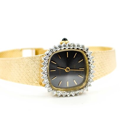 Watch Movado Vintage .50ctw Round Diamonds 21mm 14ky 6.5" Watch Only 224126607