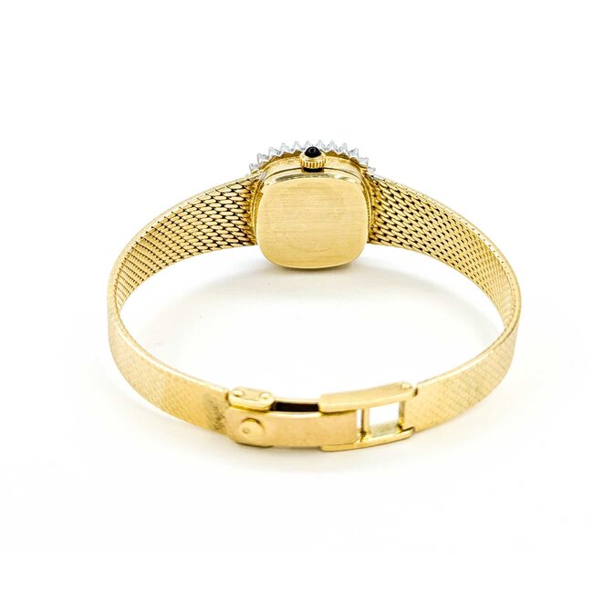 Watch Movado Vintage .50ctw Round Diamonds 21mm 14ky 6.5" Watch Only 224126607