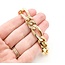 Bracelet 14ky Figaro Link 8.75" 11.75mm 224123504
