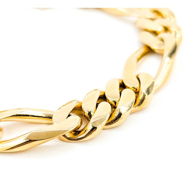 Bracelet 14ky Figaro Link 8.75" 11.75mm 224123504