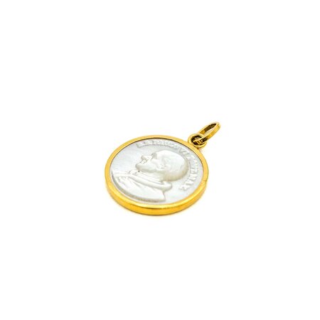 Pendant Pope Paul VI Mother of Pearl 24x16.5mm 18ky " 225011251