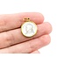 Pendant Pope Paul VI Mother of Pearl 24x16.5mm 18ky " 225011251