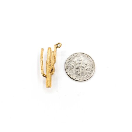 Pendant Cactus 25x9mm 14ky " 124121500