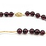 Necklace 6mm Bead Garnet Beaded 14ky 19" mm 225012250