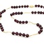 Necklace 6mm Bead Garnet Beaded 14ky 19" mm 225012250