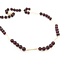 Necklace 6mm Bead Garnet Beaded 14ky 19" mm 225012250