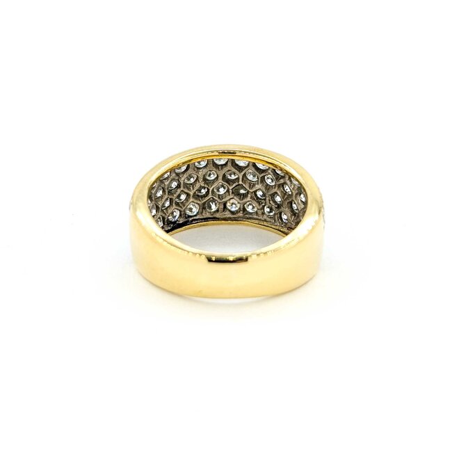 Ring 1.25ctw Round Diamonds 18ky sz4 224110005