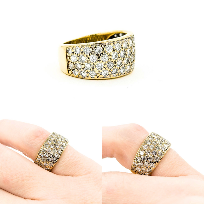 Ring 1.25ctw Round Diamonds 18ky sz4 224110005