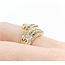 Ring .25ctw Round & Baguette Diamonds 10ky sz7 124110006