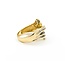 Ring .25ctw Round & Baguette Diamonds 10ky sz7 124110006
