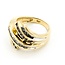 Ring .25ctw Round & Baguette Diamonds 10ky sz7 124110006