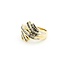 Ring .25ctw Round & Baguette Diamonds 10ky sz7 124110006